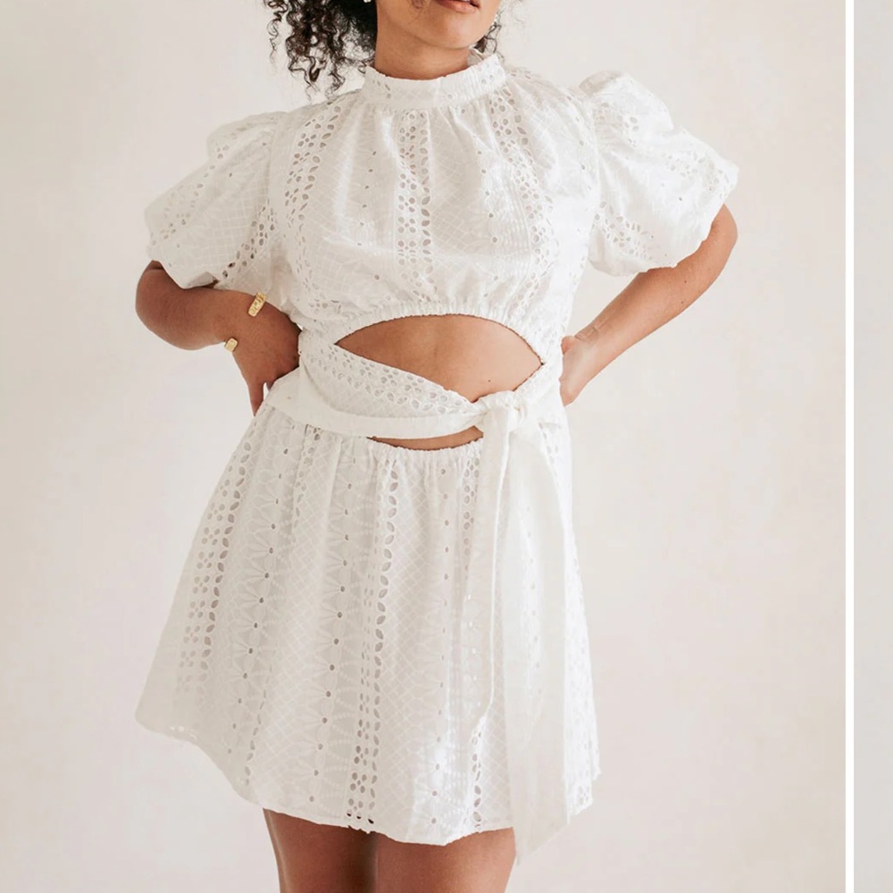 NWT Sabo Hart Tie Dress